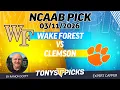 Wake Forest vs Clemson NCAAB Betting Odds Picks 26 Night Moves Show