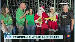 Giro de Natal: Espírito natalino movimenta cidades do sul de Santa Catarina