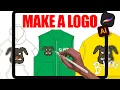 How to DESIGN a CLOTHING BRAND logo in PROCREATE
