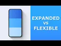 Expanded vs Flexible Flutter Tutorial for Beginners