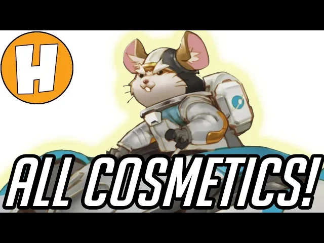 Overwatch - ALL Wrecking Ball Skins, Hammond Sprays, Emotes and Highlight Intros! | Hammeh