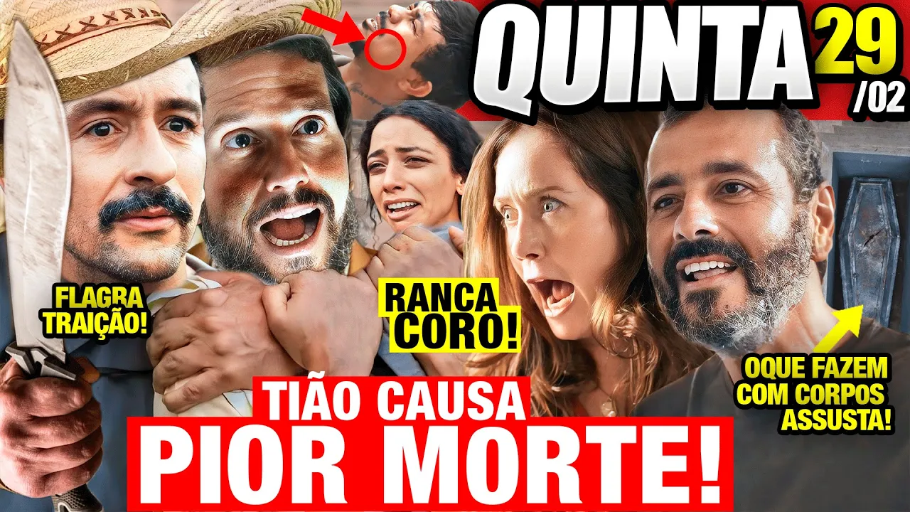 RENASCER - Capítulo de hoje 29/02 QUINTA - Resumo Completo da Novela Renascer Hoje 29/02/24