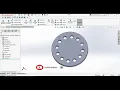 Circular pattern in Solidworks Circular pattern How to use Circular pattern in Solidworks