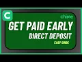 How to Get Paid Early with Chime Direct Deposit