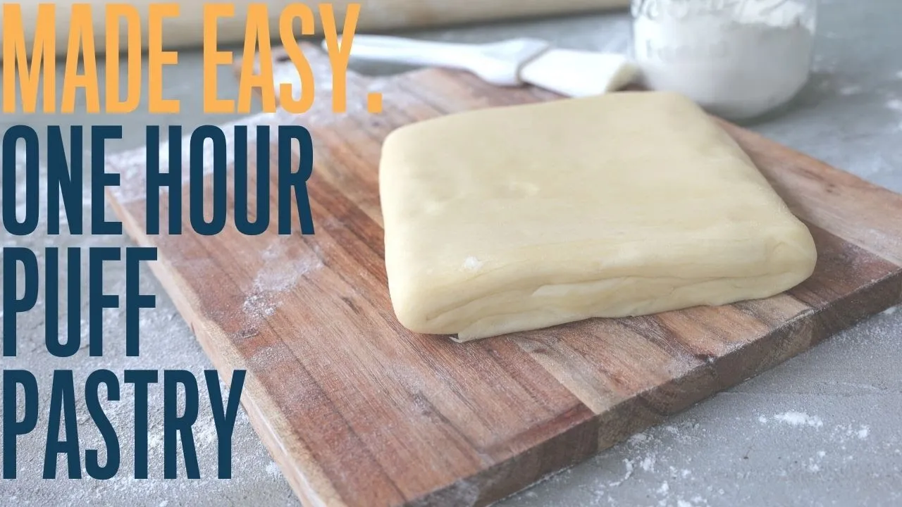 Never buy puff pastry again: The easiest puff pastry recipe (ready in one hour)