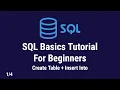 SQL Basics Tutorial For Beginners Installing SQL Server Management Studio and Create Tables 1 4