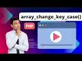 PHP Array Change Key Case Mothed in Hindi Urdu