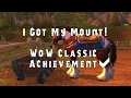 Classic WoW I Got My Mount Human Mage Lvl 40
