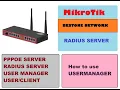 Mikrotik Radius server and User manager setup