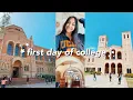 first day of college vlog classes at ucla