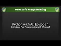 Intro to AI Pair Programming With Windsurf - Python With AI Episode 1