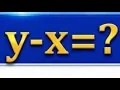 Most People Forget the Second Answer What is y-x LIVE Solve