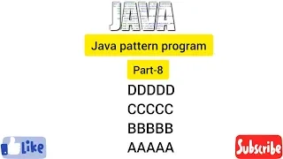 Java pattern program part 8 Easy Learning Genius