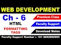 HTML Formatting Tags