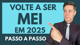 MEI - Fui excluído- Veja como voltar a ser MEI em 2025- Passo a Passo