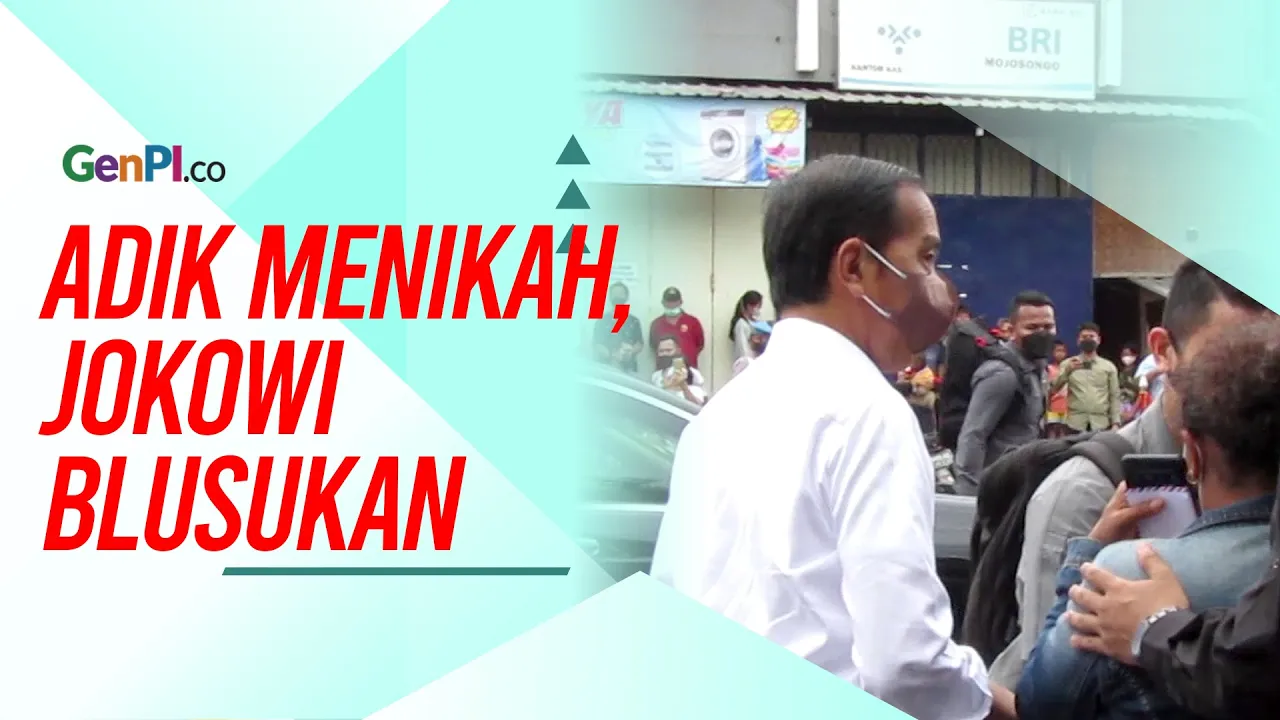 Acara Pernikahan Adik Belum Selesai, Presiden Jokowi Sudah Keliling Solo