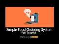 Simple Food Order System - Java Activity Full Tutorial
