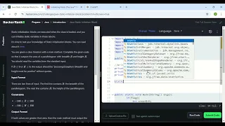 HackerRank Java static initializer block solution HackerRank Java Introduction code solution