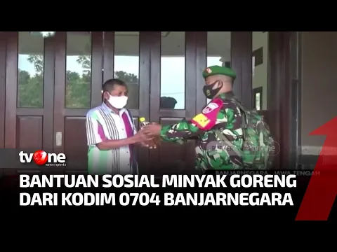 Kodim 0704 Banjarnegara Salurkan Minyak Gratis Kepada Masyarakat