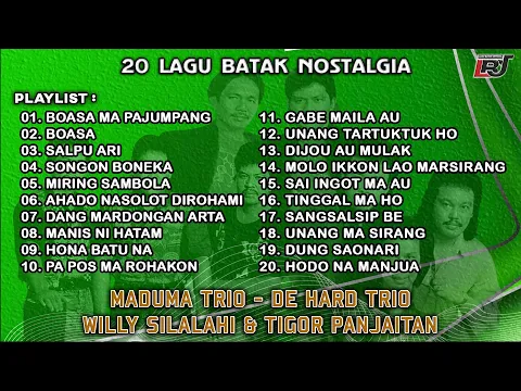 Download MP3 Kompilasi Lagu Batak Nostalgia - Maduma Trio, De Hard Trio, Willy Silalahi \u0026 Tigor Panjaitan