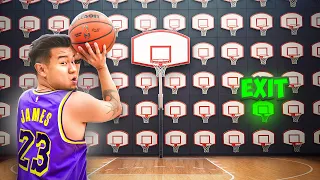 100 Mystery Hoops But Only ONE Lets You Escape PAIN