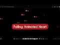 Heart Falling Animation with JavaScript