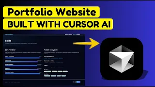 Create a Professional Portfolio Website with Cursor AI - Full Setup Coding