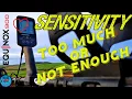 Minelab Equinox 900 sensitivity how much for metal detecting