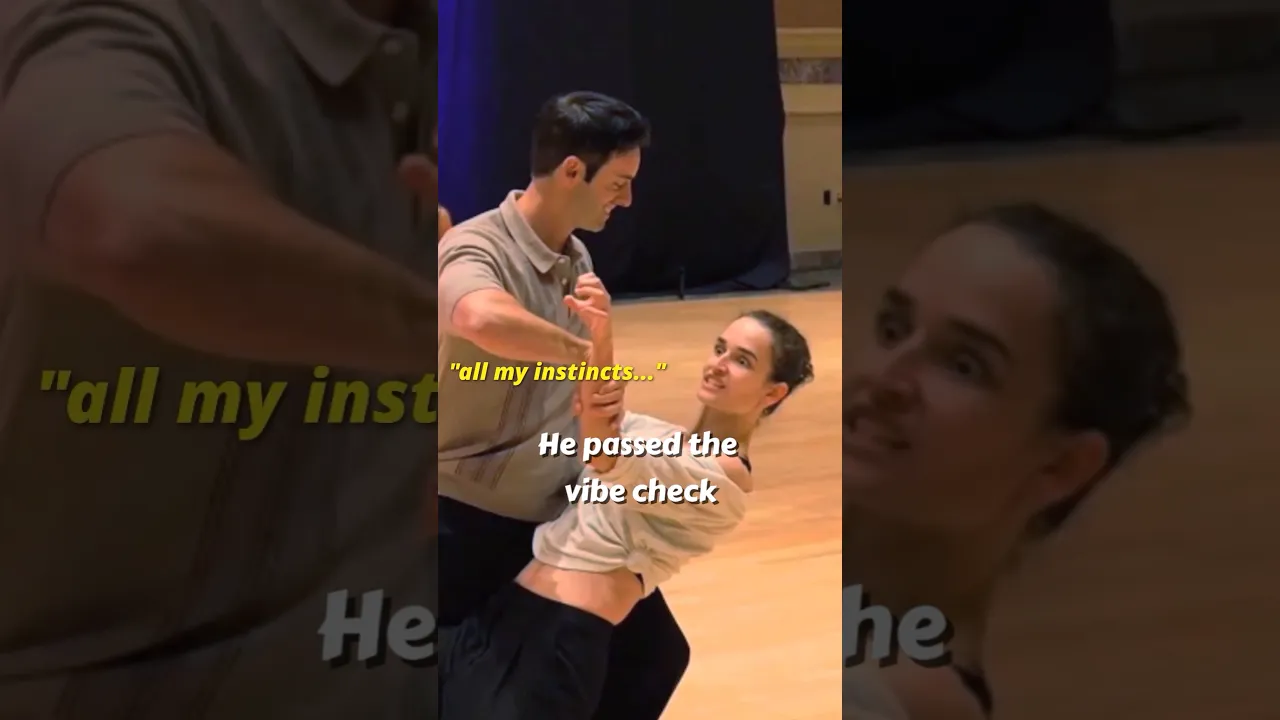 His instincts def kicked in 😂🐆🦁 #improv #westcoastswing