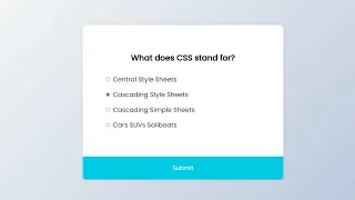 Create a Quiz App using HTML CSS JavaScript Quiz Web App using JavaScript