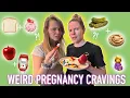 We Tried THE WEIRDEST Pregnancy Cravings - Hailee And Kendra