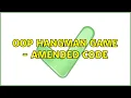 OOP Hangman Game - amended code 2 Solutions