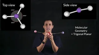 VSEPR theory and Molecular Geometry Shape - Fully Explained Trigonal planar and Tetrahedral