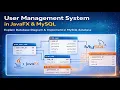 Part 1 User Management System in JavaFX MySQL Explain Database Diagram Implement in MySQL