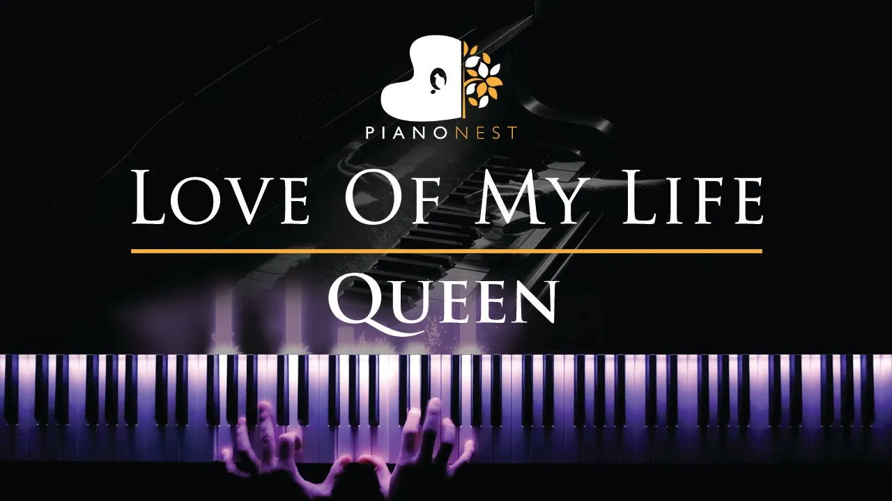 Queen - Love Of My Life - Piano Karaoke / Sing Along Cover with Lyrics