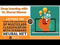 Lec 16B Keras Implementation of Multi class Classification using Standard Neural Net