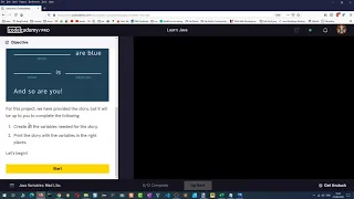 Learn Java - 2 2 Variables Project Codecademy Walkthrough