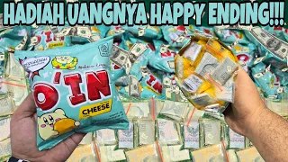 VIRAL!!! HADIAH UANGNYA HAPPY ENDING!!! Unboxing Ciki O'in Berhadiah uang
