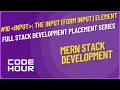 HTML Tutorial Input tag with type placeholder attribute Web Development Tutorials 10 CodeHour