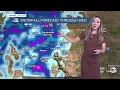 A dramatic temperature drop ahead with wintry mix in Denver mid-week
