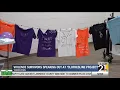 Violence survivors speaking out at the Clothesline Project