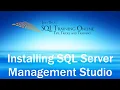 Installing Microsoft SQL Server Management Studio SSMS Installation Series Ep2