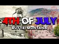 4TH OF JULY IN AN OLD MINING TOWN BUTTE MONTANA