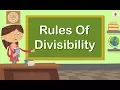 Rules Of Divisibility Mathematics Grade 4 Periwinkle