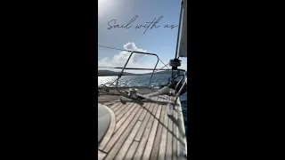 SAIL WITH US! Afternoon delight aboard Escapade 💫 #shorts #sailingcouple #sailcroatia