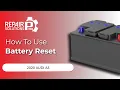 How to Use Battery Reset Function on SDS 2020 Audi A3