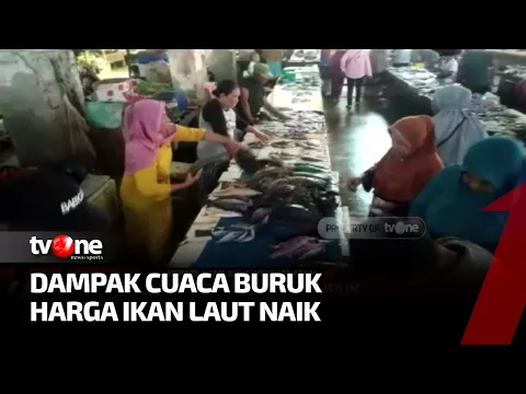 Akibat Cuaca Buruk Nelayan Enggan Melaut, Harga Ikan Naik
