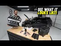 Complete Carbon Fiber Engine Bay on a GTI