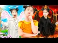 Download Lagu Angel Vs Demon! Baby Doll, Be a Good Person! - Funny Stories About Baby Doll