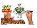 How to Draw Buzz Lightyear Toy Story